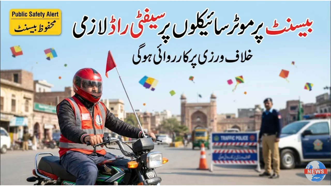 Punjab Introduces Mandatory Safety Rod Rule for Motorcycles During Basant