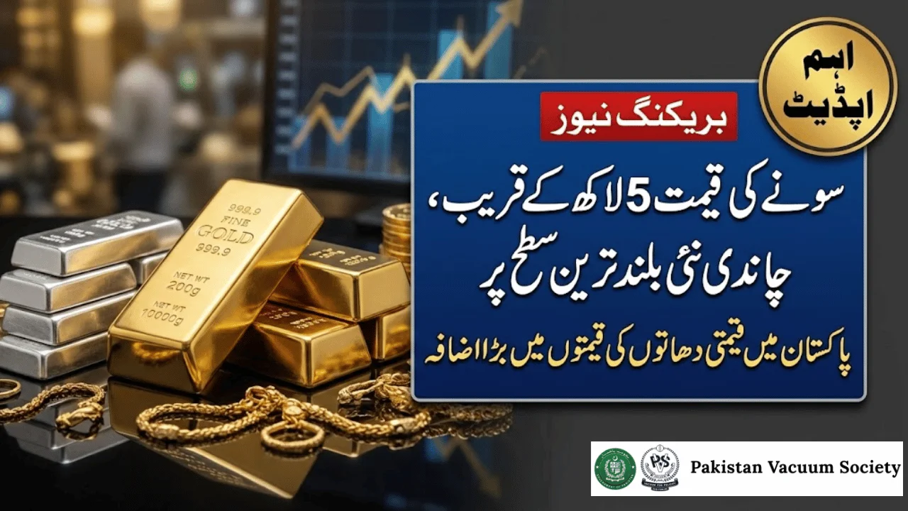 Gold Nears Rs. 5 Lakh in Pakistan as Silver Hits Historic High
