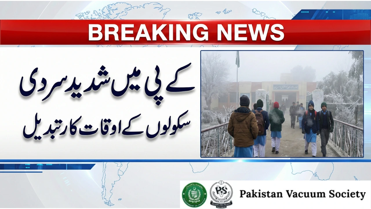 Cold Wave Grips Khyber Pakhtunkhwa as School Timings Revised