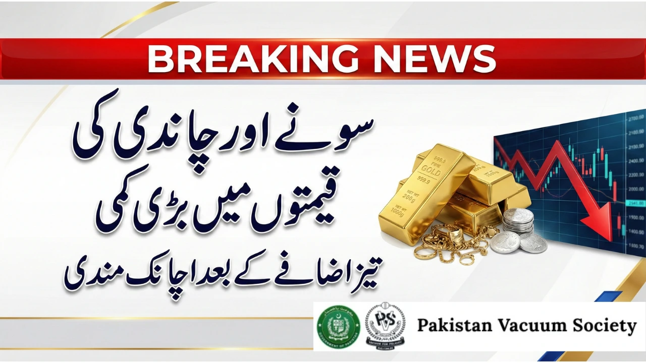 Prices of Gold and Silver Drop in Pakistan After Recent Surge