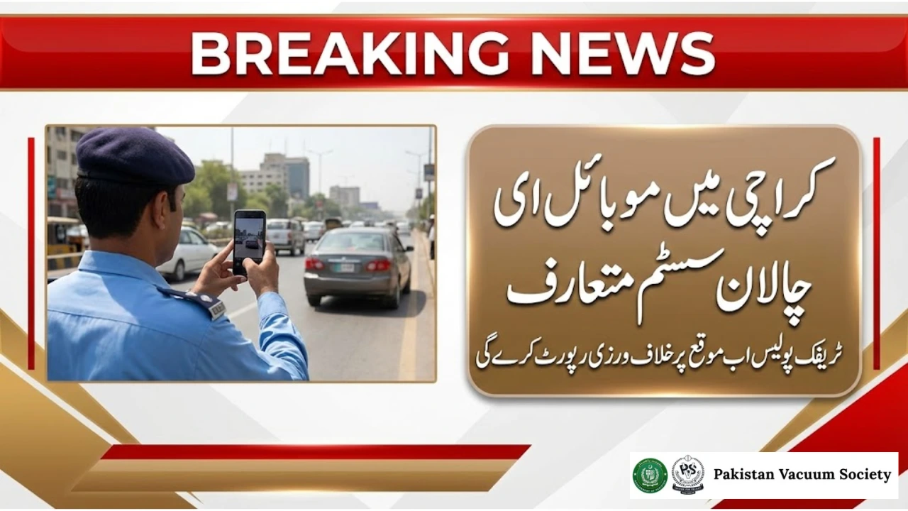 Karachi Set to Expand E-Challan System With New Mobile App